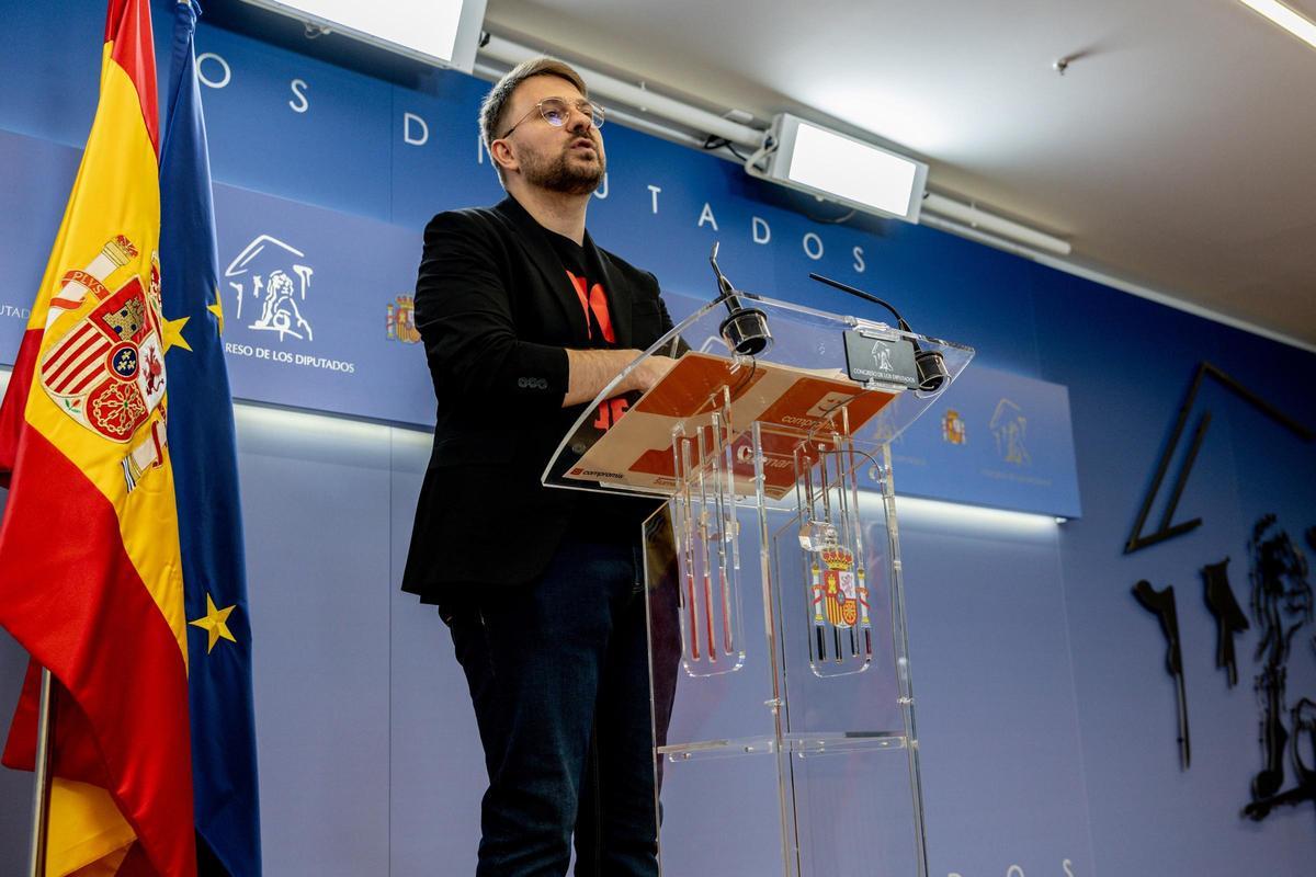 El diputado de Compromís, Alberto Ibáñez