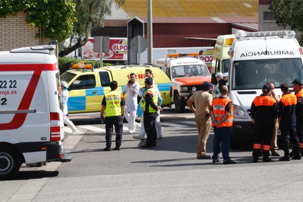 Incendio en ElPozo Alimentación