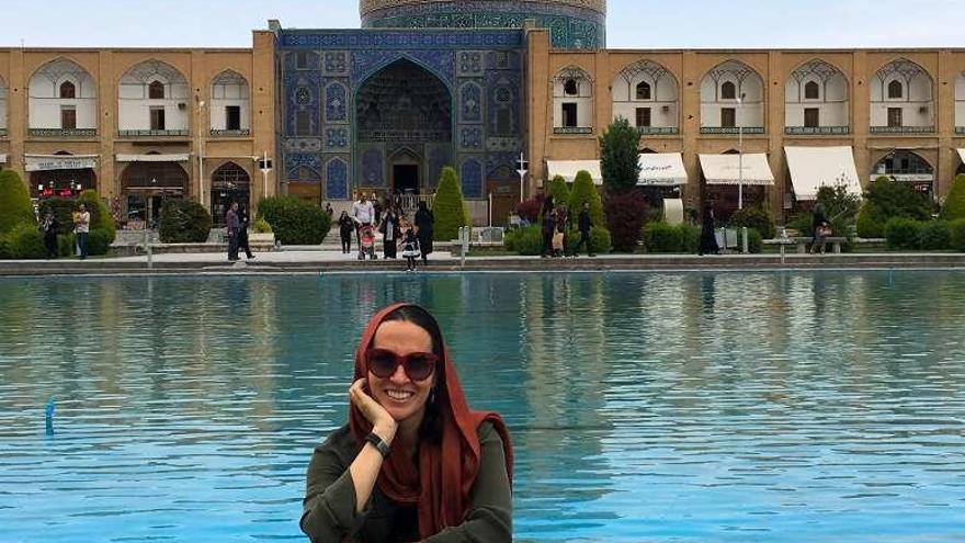 Ivannia Salazar en Irán, uno de los países donde se tomaron las fotos de la muestra.