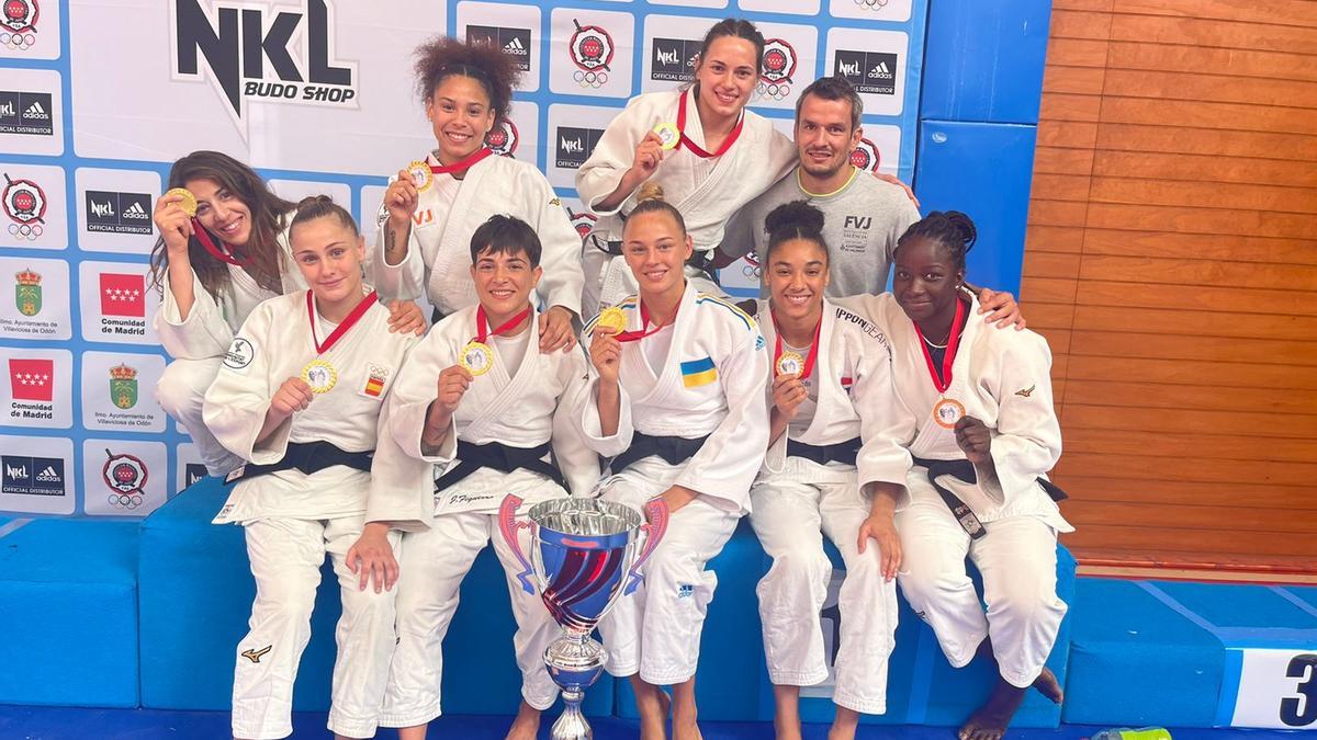 El Valencia Club de Judo, campeón de 1ª División Femenina en la Liga Nacional de Clubes