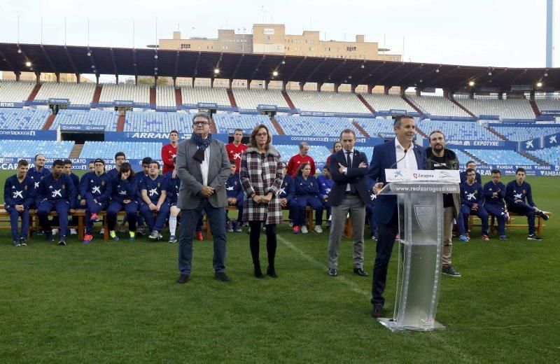 Presentación del Real Zaragoza en LaLiga Genuine