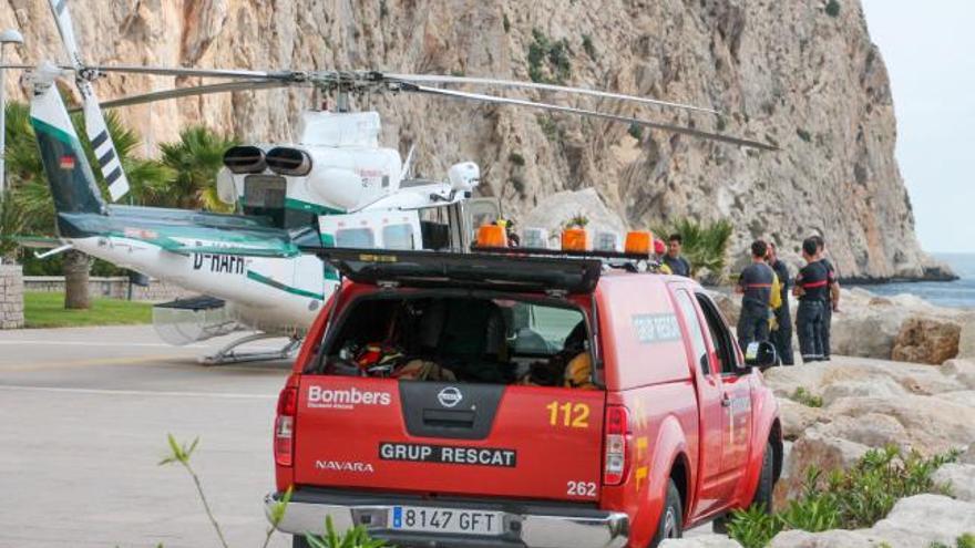 Los servicios de rescate actuaron con rapidez pero no pudieron salvar al senderista.