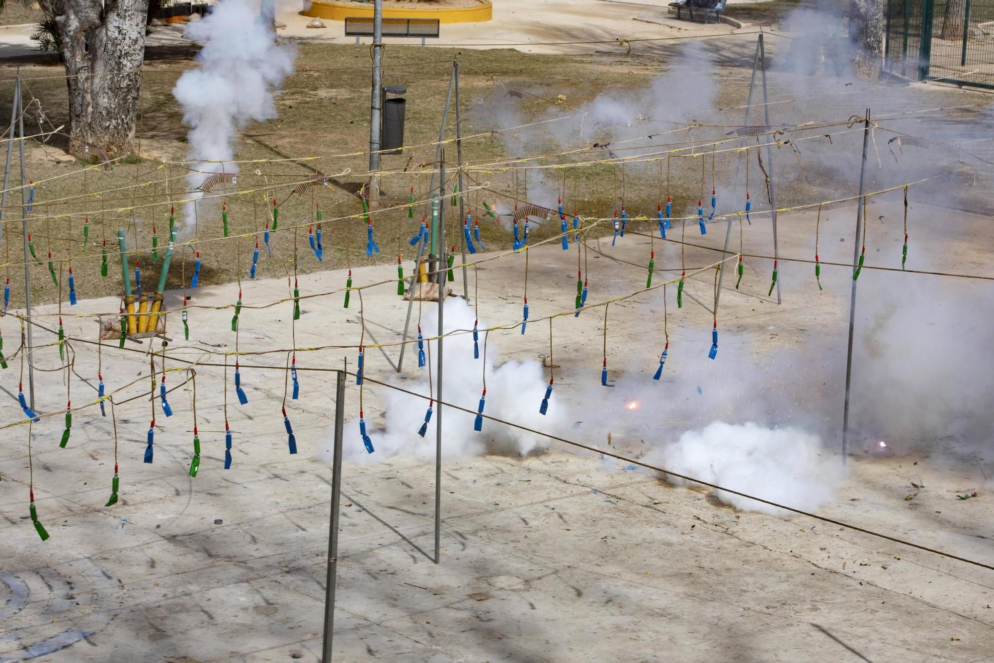 La mascletà de Xàtiva de hoy, 17 de marzo de 2024, en imágenes