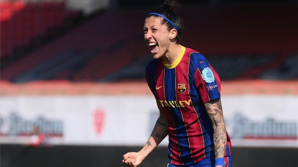 Jenni Hermoso, la máxima goleadora de la UWCL