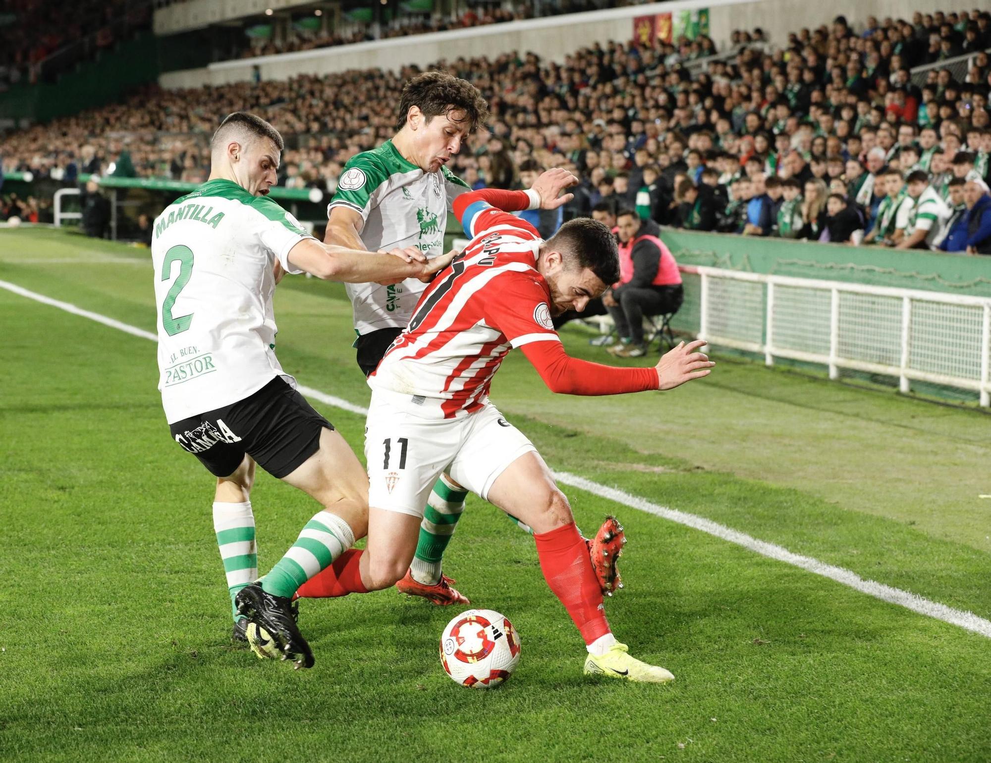 Así fue (en imágenes) el partido de Copa Racing-Sporting, y el viaje de la Mareona