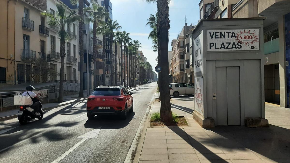 La avenida Pío XII de la localidad de Vila-real.