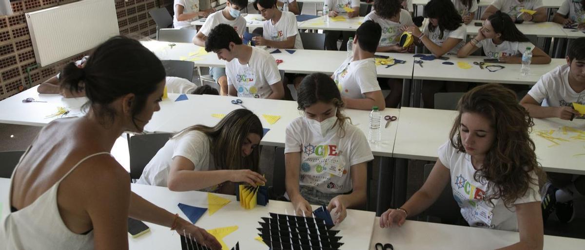 Imagen de archivo de un aula de una facultad valenciana.