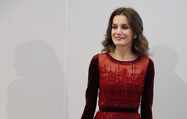 Letizia Ortiz en el último acto oficial en Marruecos