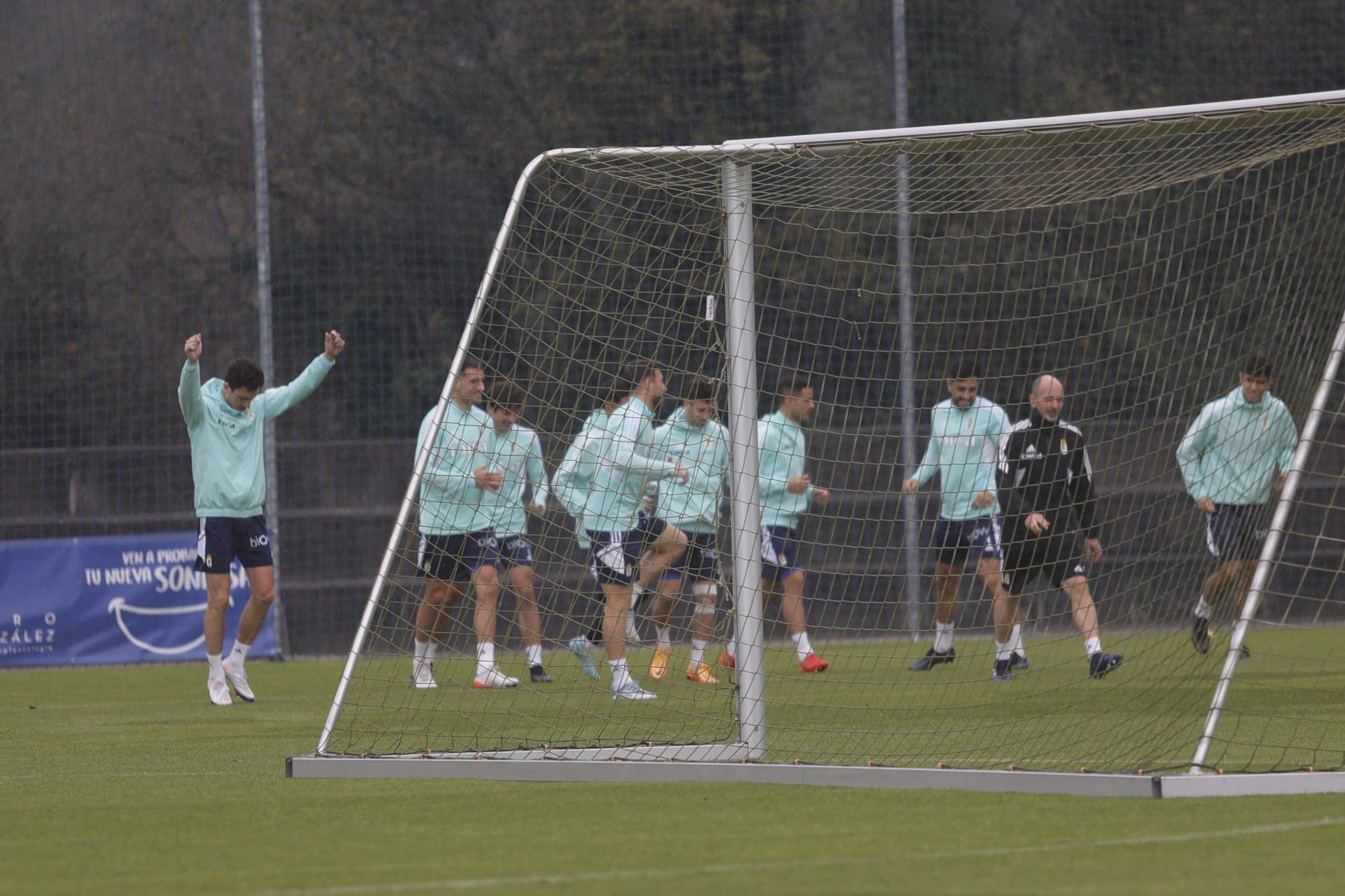 Las imágenes del entrenamiento del Oviedo