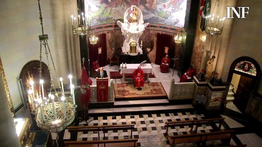 Alcoy celebra el día de San Jorge desde el confinamiento