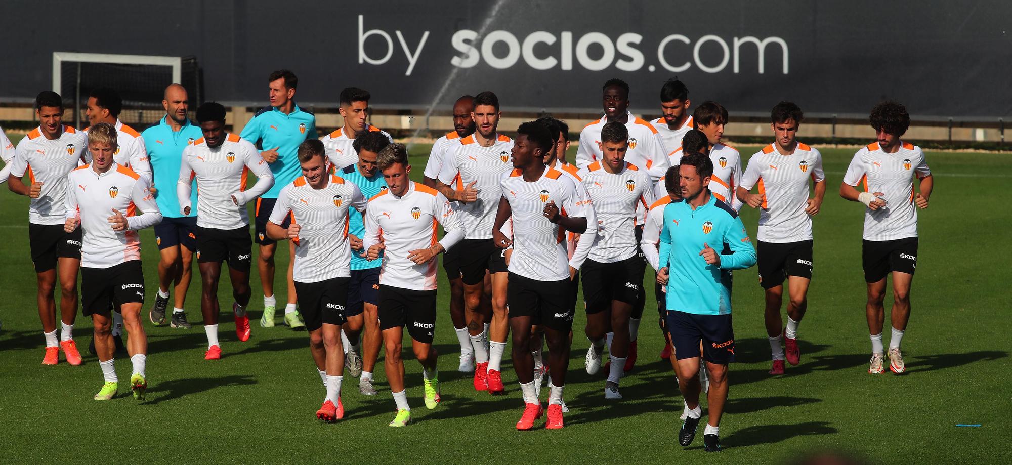 Así ha sido el entrenamiento de hoy del Valencia CF