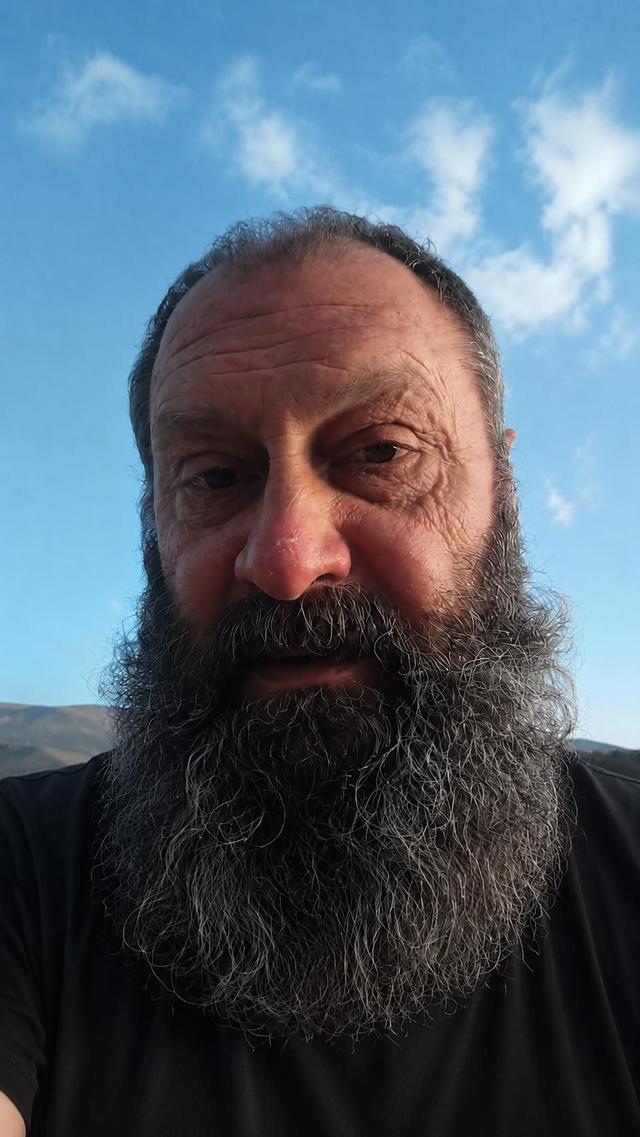 El activista Juan Carollo, en huelga de hambre.