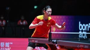María Xiao, durante un partido.