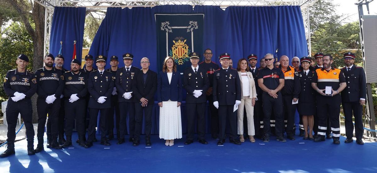 Los agentes y entidades condecoradas y reconocidas