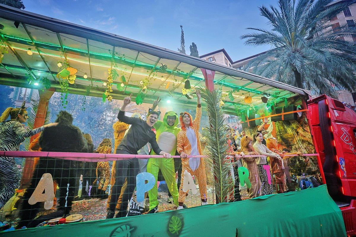 An der diesjährigen Rua in Palma nehmen 11 Festwagen teil.