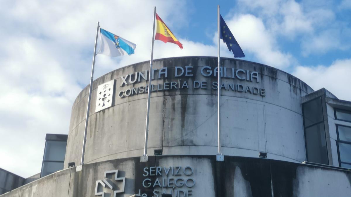 Edificio del Sergas en Santiago.