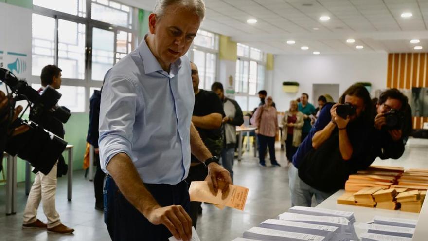Votación del candidato a la Generalitat por Unides Podem, Héctor Illueca