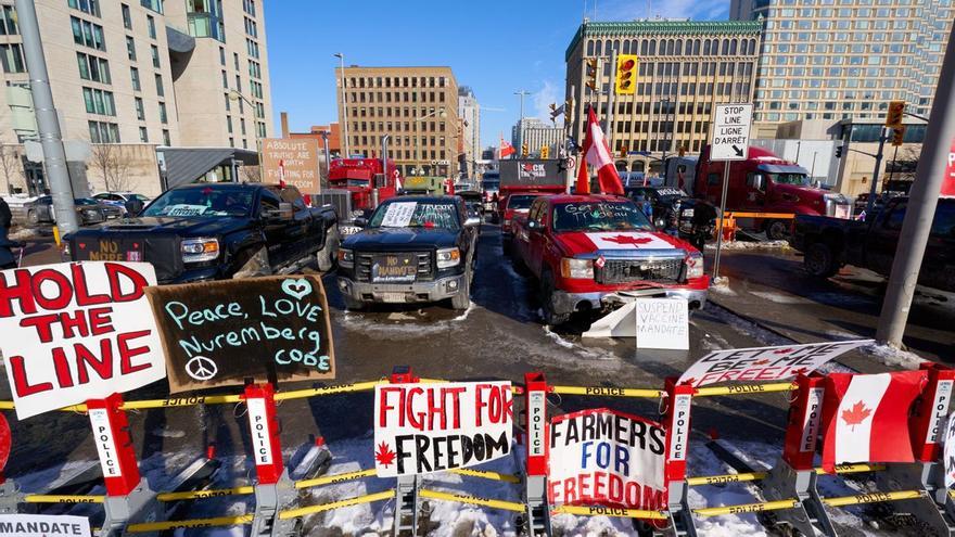 La Policía empieza a arrestar a líderes de la protesta en Ottawa