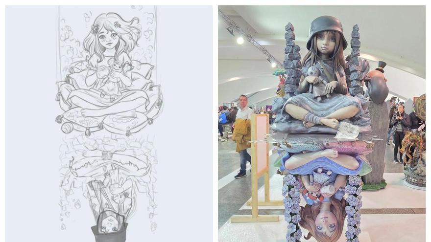 El 'ninot indultat' que cambió en el último momento y se convirtió en una figura para la historia de las Fallas de València