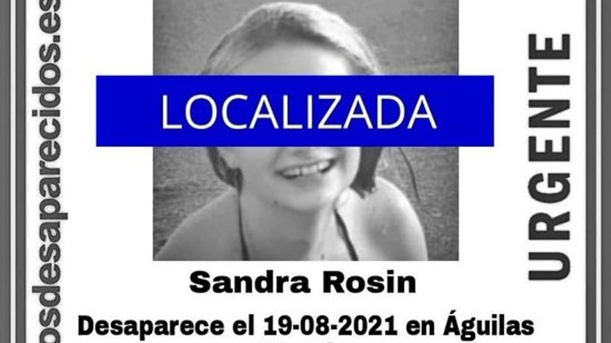 Sandra Rosin, localizada.