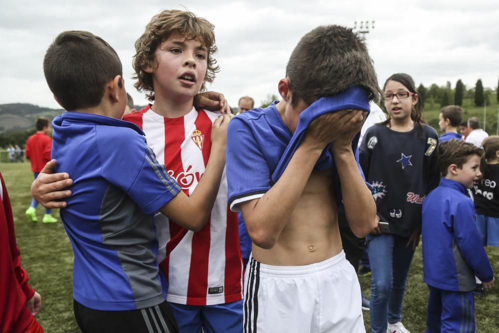 El alevín del Sporting se lleva el título