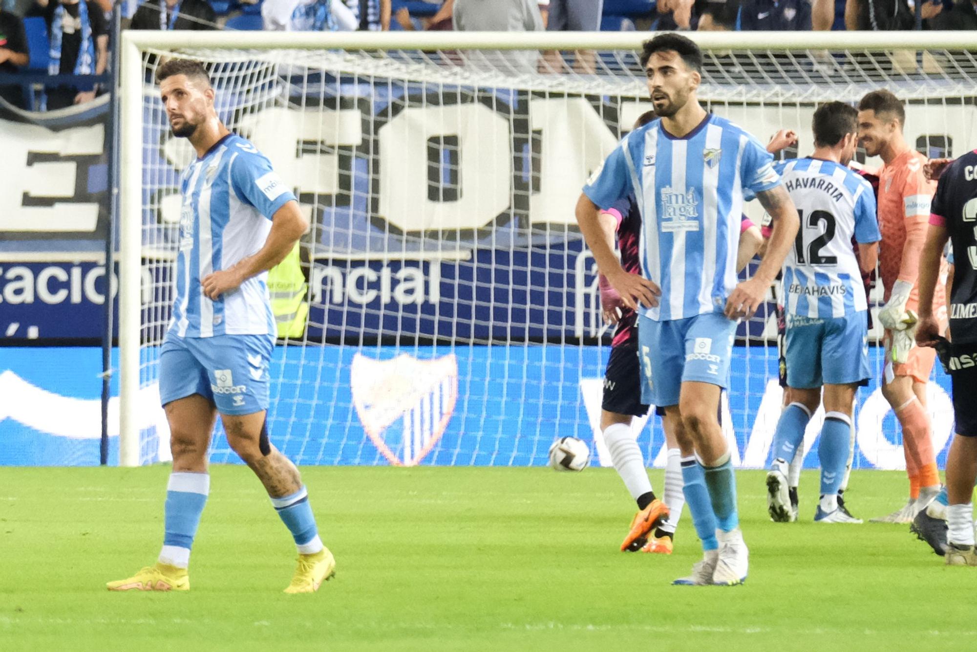 El Málaga CF - Sporting de Gijón, en imágenes