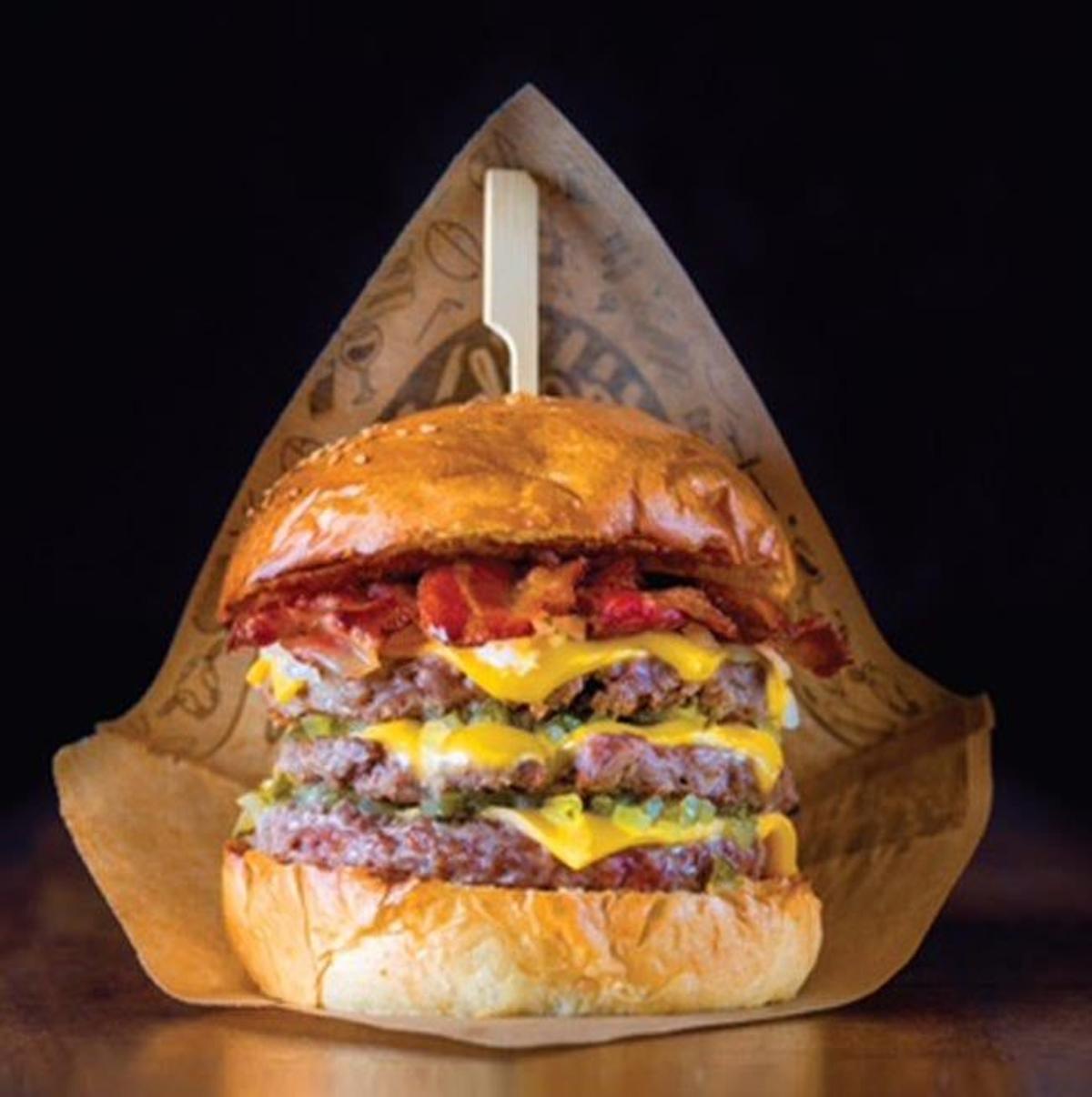 La hamburguesa para los amantes de la carne: Threeler