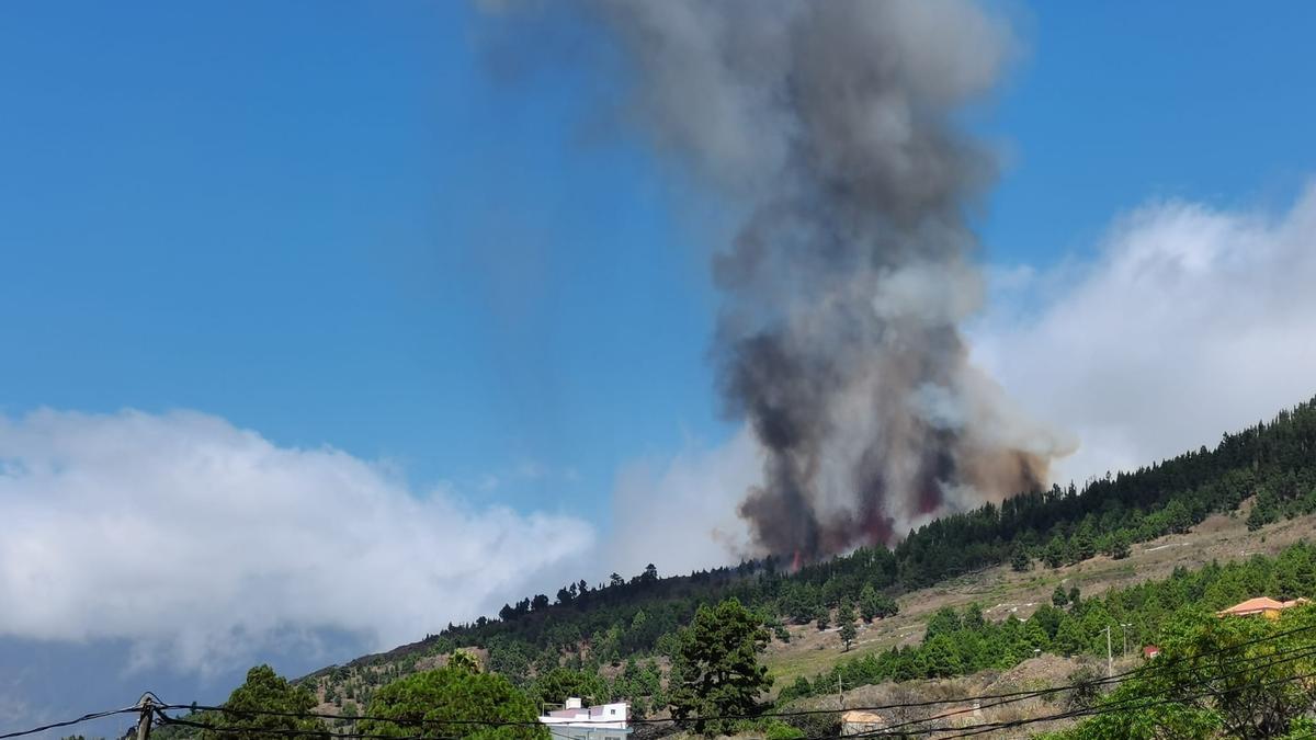 Nuevo volcán en La Palma.