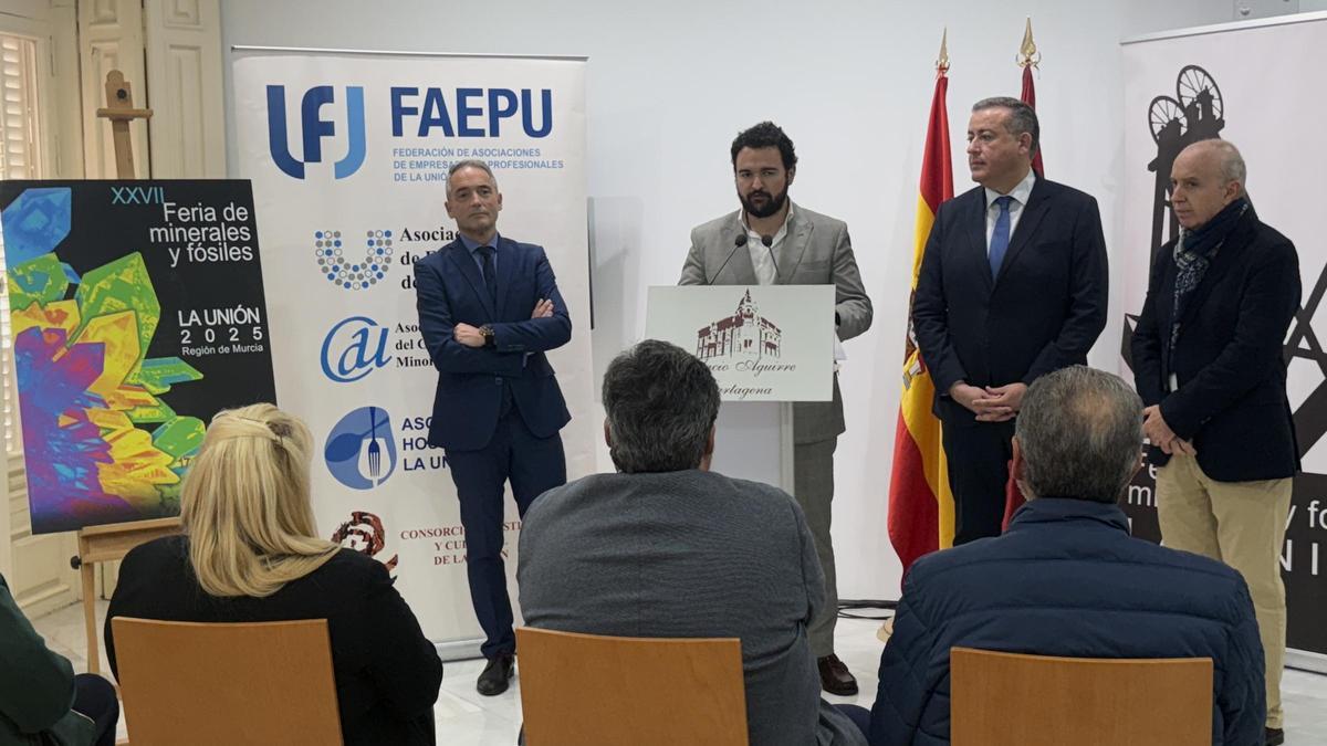 Presentación de la XXVII Feria de Minerales y Fósiles de La Unión
