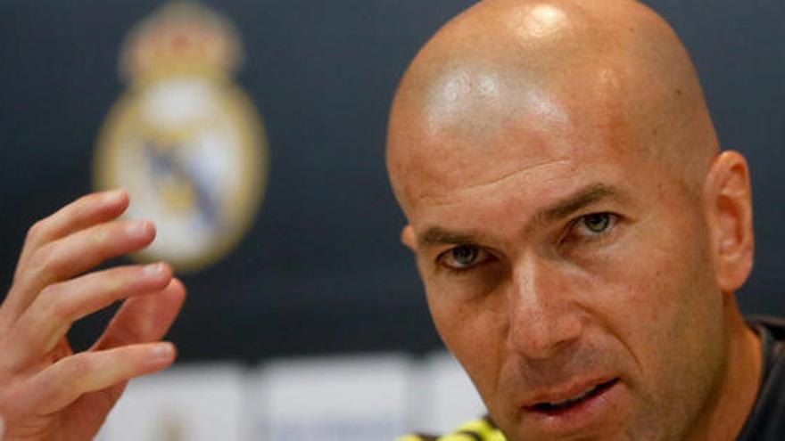Zidane, entrenador del Real Madrid.