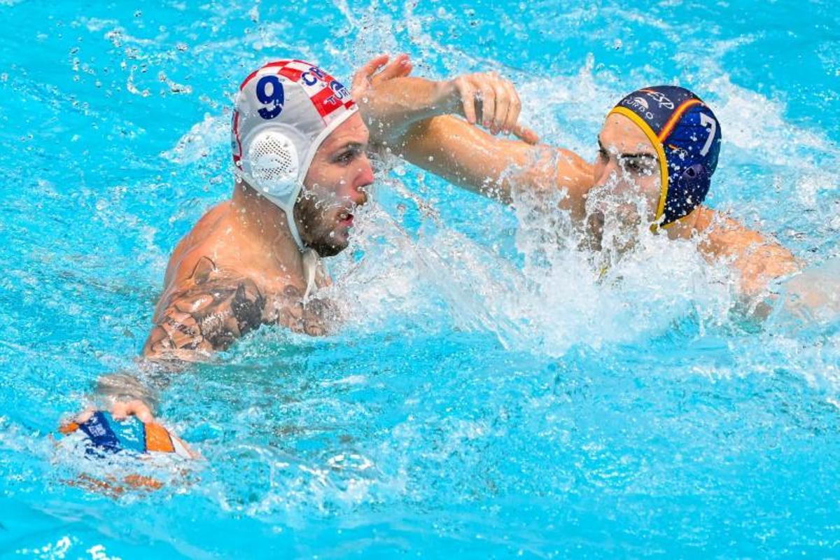 España gana a Croacia en el Europeo de Waterpolo