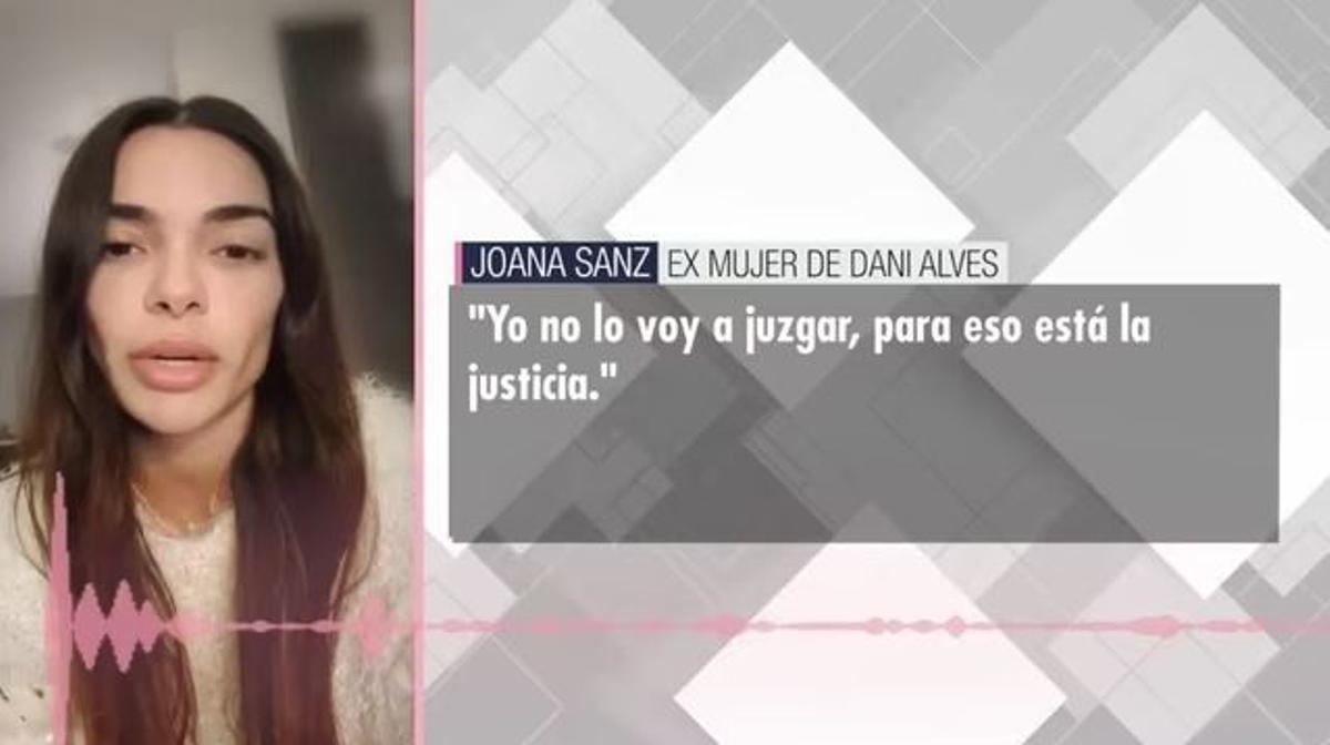 Joana Sanz, durante su entrevista