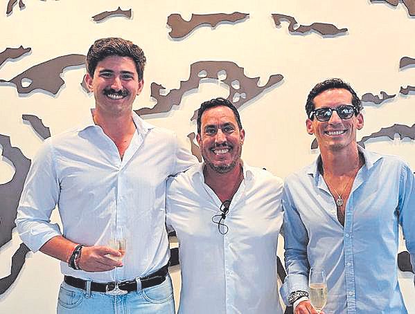 Dani Tanarro, Roko Alvarez y Manu Blanco.