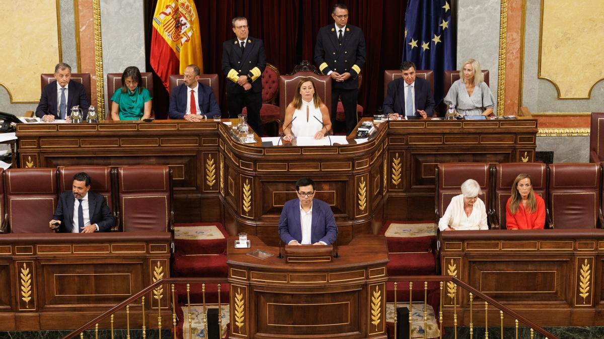 El Congreso de los Diputados durante la elección de Armengol como nueva presidenta