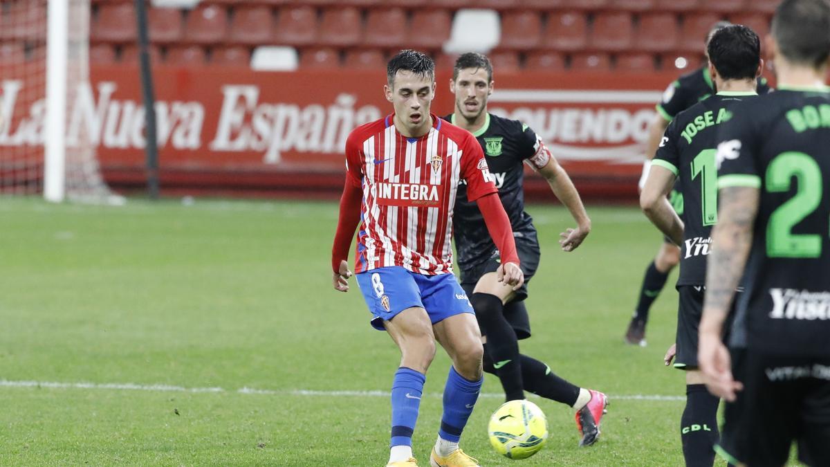 El partido entre el Sporting y el Leganés, en imágenes