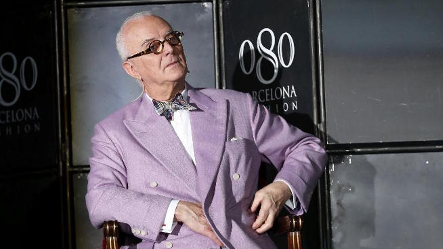 Manolo Blahnik, el pasado viernes en Barcelona.