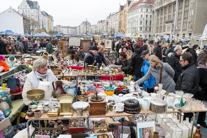 Mercado de Naschmarkt, Viena, Austria