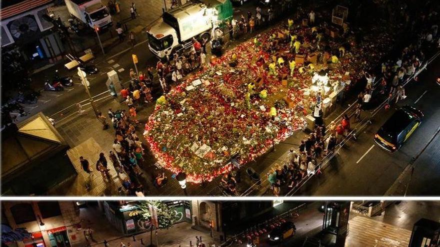 Los ríos de cera de la Rambla