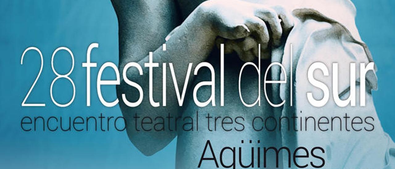 Cartel del folleto del XXVIII Festival del Sur de Agüimes.