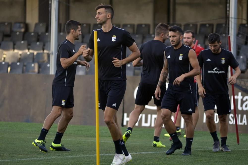 Entrenamiento del FC Cartagena en el Cartagonova (07/06/2019)