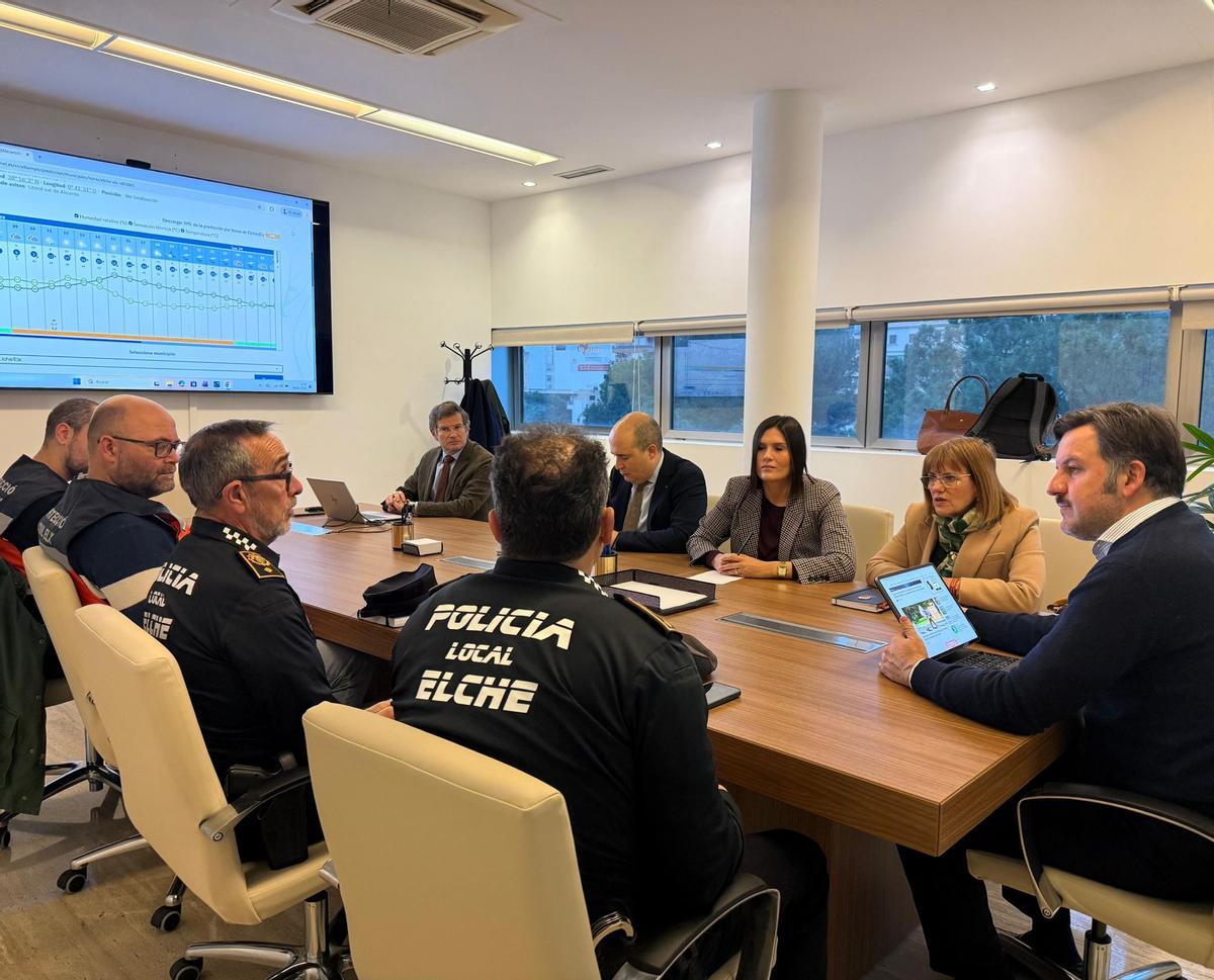 Reunión del Cecopal en el Ayuntamiento de Elche este miércoles por la mañana