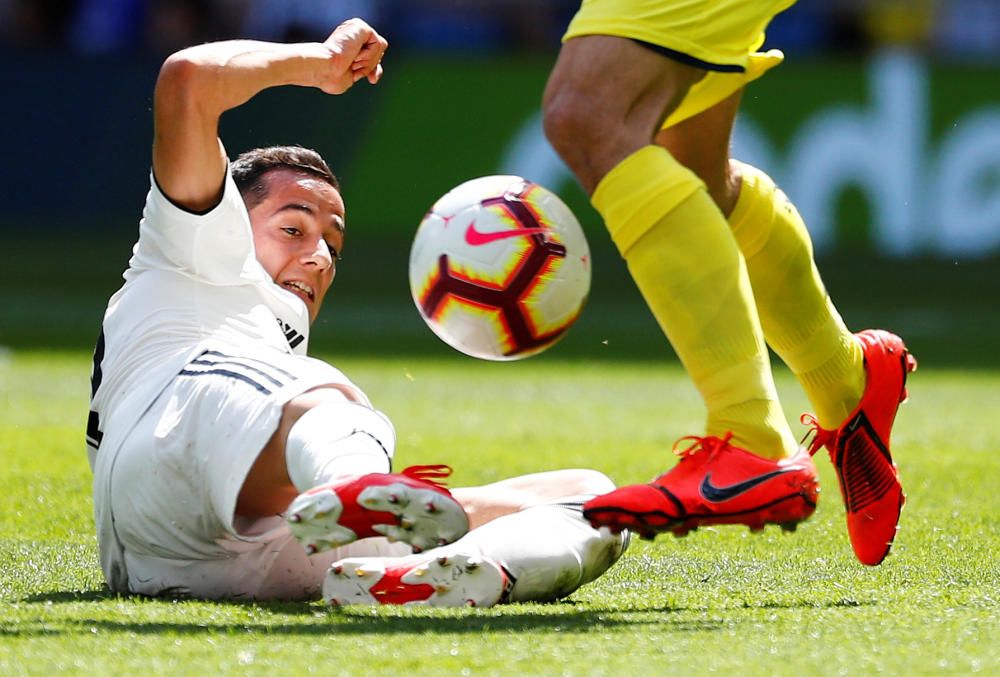 El Madrid se mide al Villarreal en el Bernabéu.