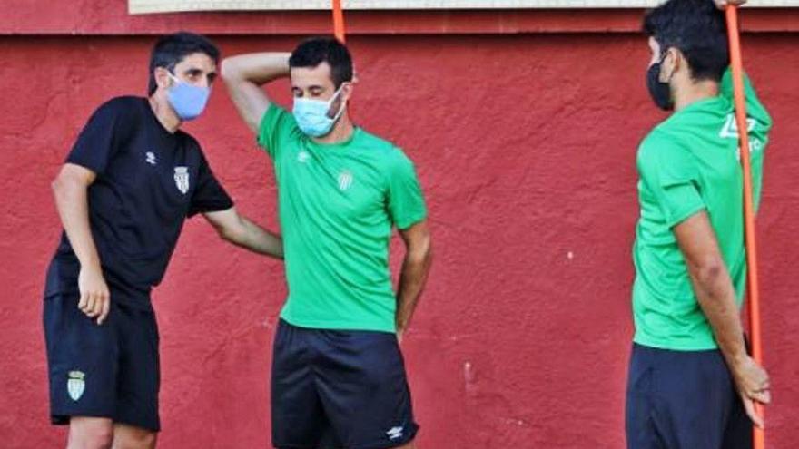 Lluís Micaló, en el primer entrenament del Peralada.