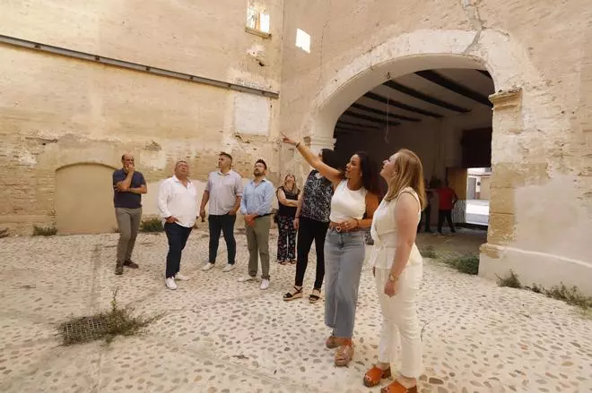 Benissuera pide ayuda a la diputación para recuperar el castillo-palacio de los Bellvís