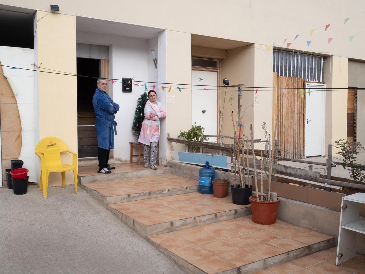 Les cases mantenen un ambient de veínatge