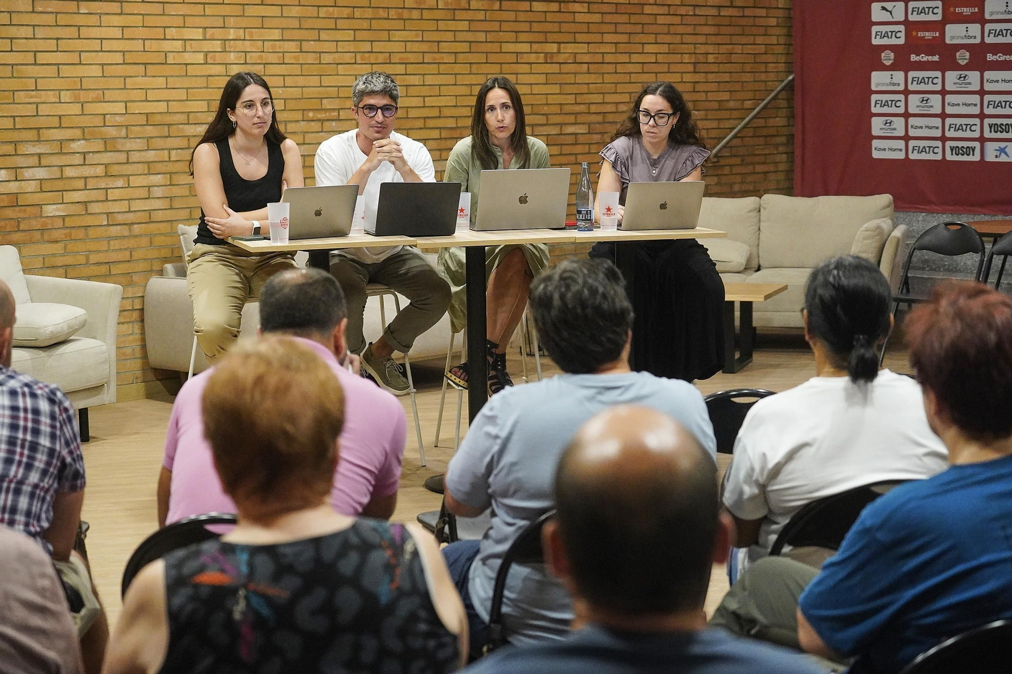 Les fotos de la sessió oberta d’atenció a l’abonat del Bàsquet Girona