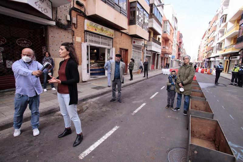 Peatonalización de la calle Heraclio Sánchez