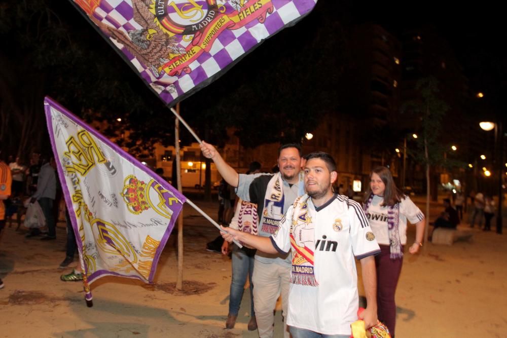 Celebración en Cartagena del triunfo del Madrid