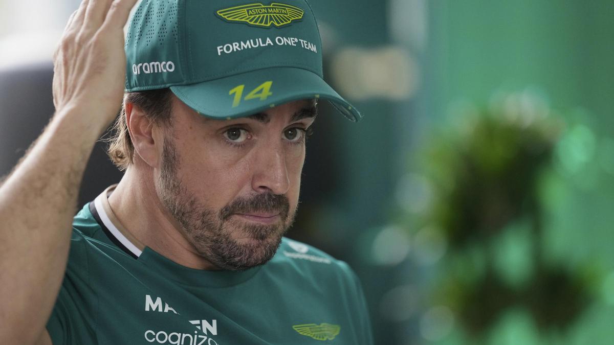 Fernando Alonso, en el pasado GP de Arabia Saudí.
