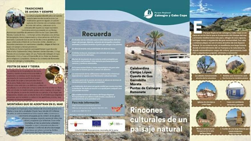 Folleto sobre el entorno rural del parque de Calnegre y Cabo Cope